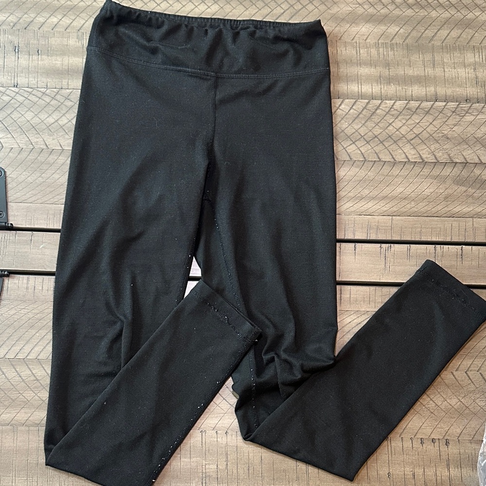 90 Degree By Reflex Black Girls' Active Leggings